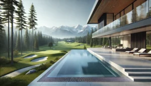 Vivienda junto a campo de golf