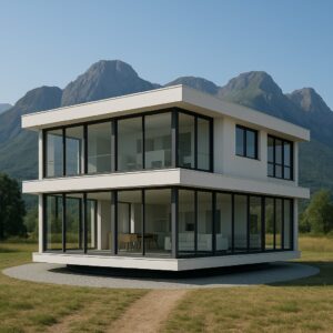 Diseño de casa giratoria