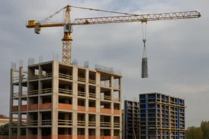 Obra ralentizada por falta de materiales de construcción en primavera de 2025