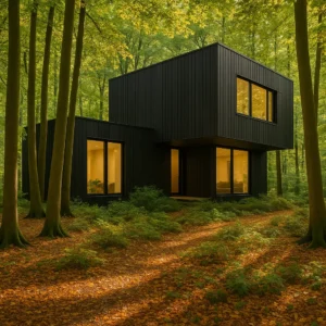 Casa prefabricada modular minimalista