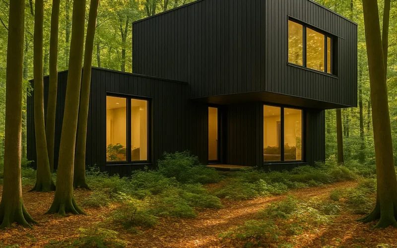 Casa prefabricada modular minimalista