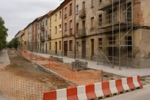 Obras en marcha para regenerar un barrio urbano en 2025