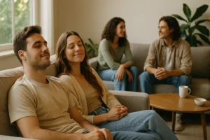 Espacio de coliving en ciudad densa