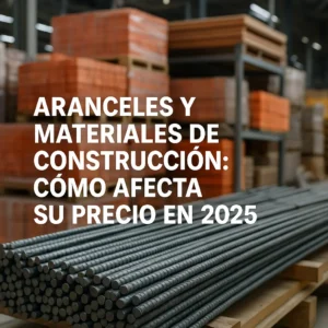 Efectos de los aranceles en materiales de construcción como acero y madera en 2025