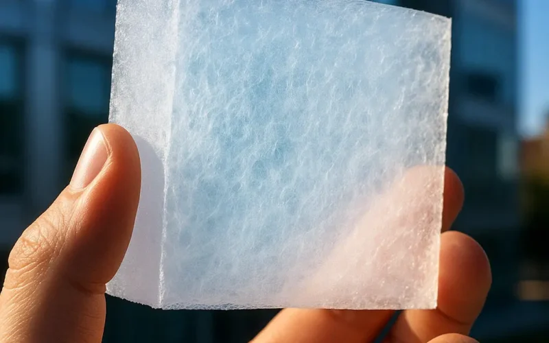 Panel de aerogel