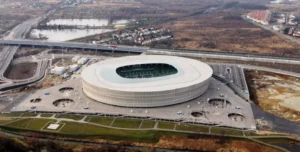 Estadio de Wrocław, sede de la final de la UEFA Conference League 2025