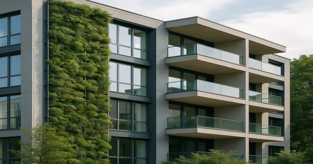 Edificios que capturan CO₂ mediante fachadas verdes y soluciones arquitectónicas activas