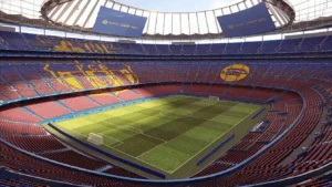 Vista interior del nuevo estadio del FC Barcelona