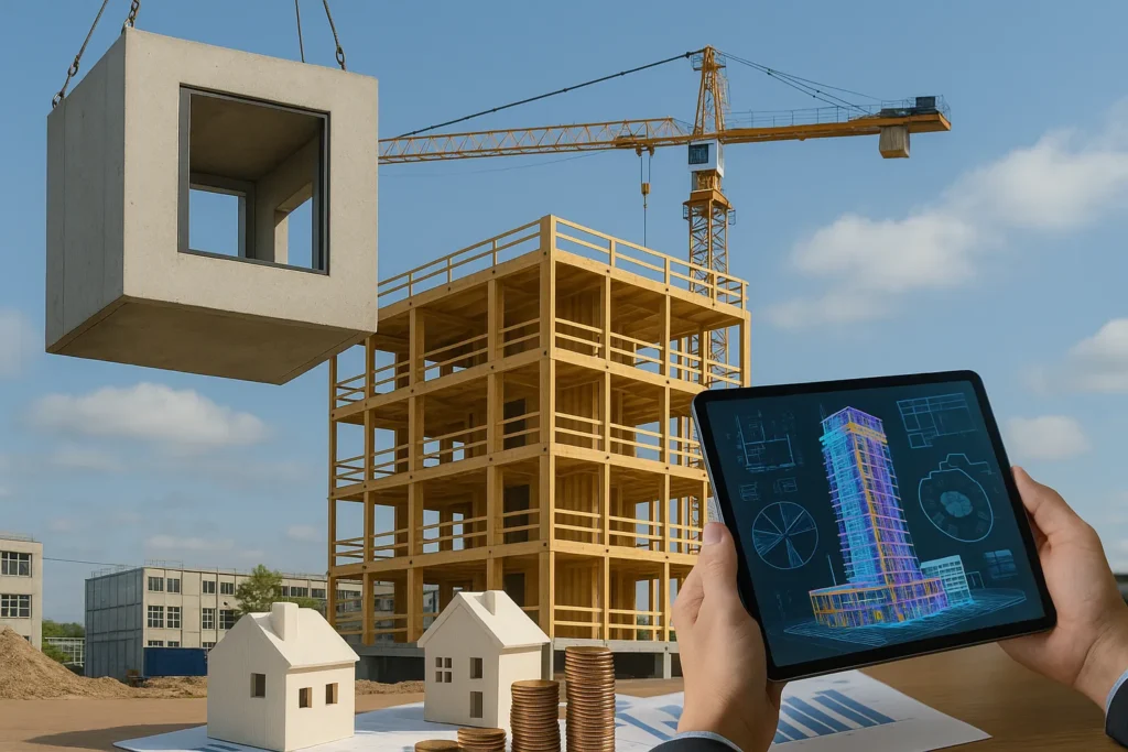 Tendencias del sector de la construcción en 2025: industrialización, digitalización y sostenibilidad