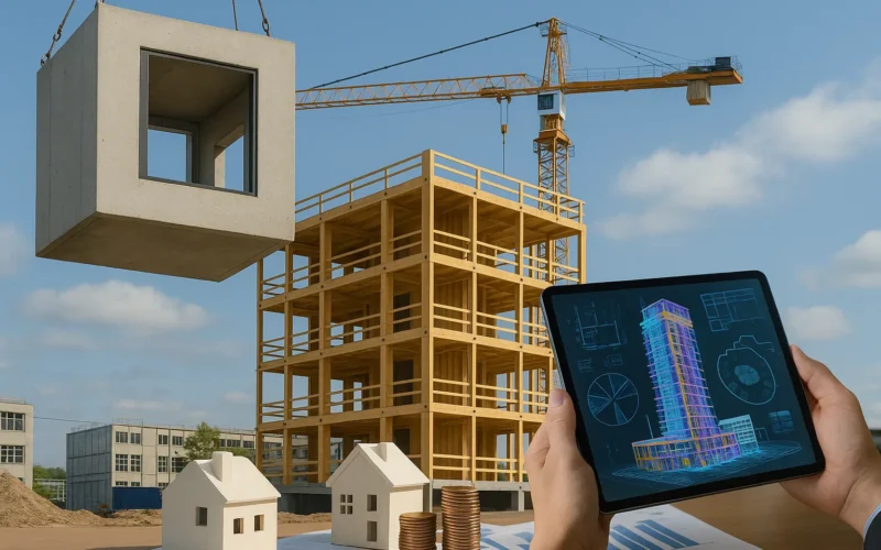 Tendencias del sector de la construcción en 2025: industrialización, digitalización y sostenibilidad