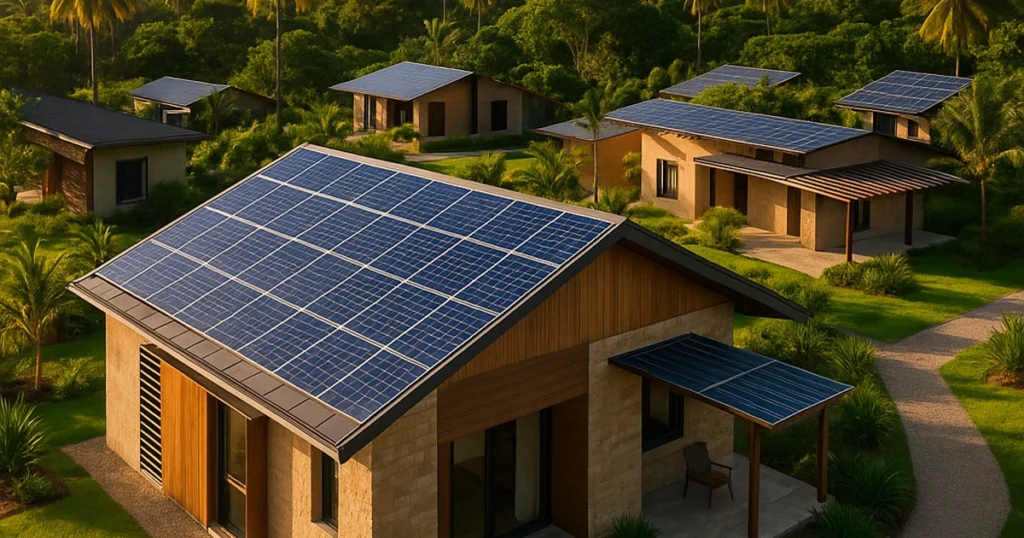 arquitectura solar en Latinoamérica vivienda sostenible bioclimática