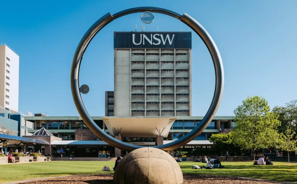 Campus de la Universidad de Nueva Gales del Sur donde se investiga el hormigón inteligente