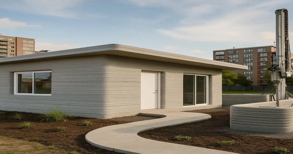 Hormigón 3D: vivienda impresa en Latinoamérica