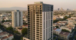 Edificio multifamily moderno en ciudad de México