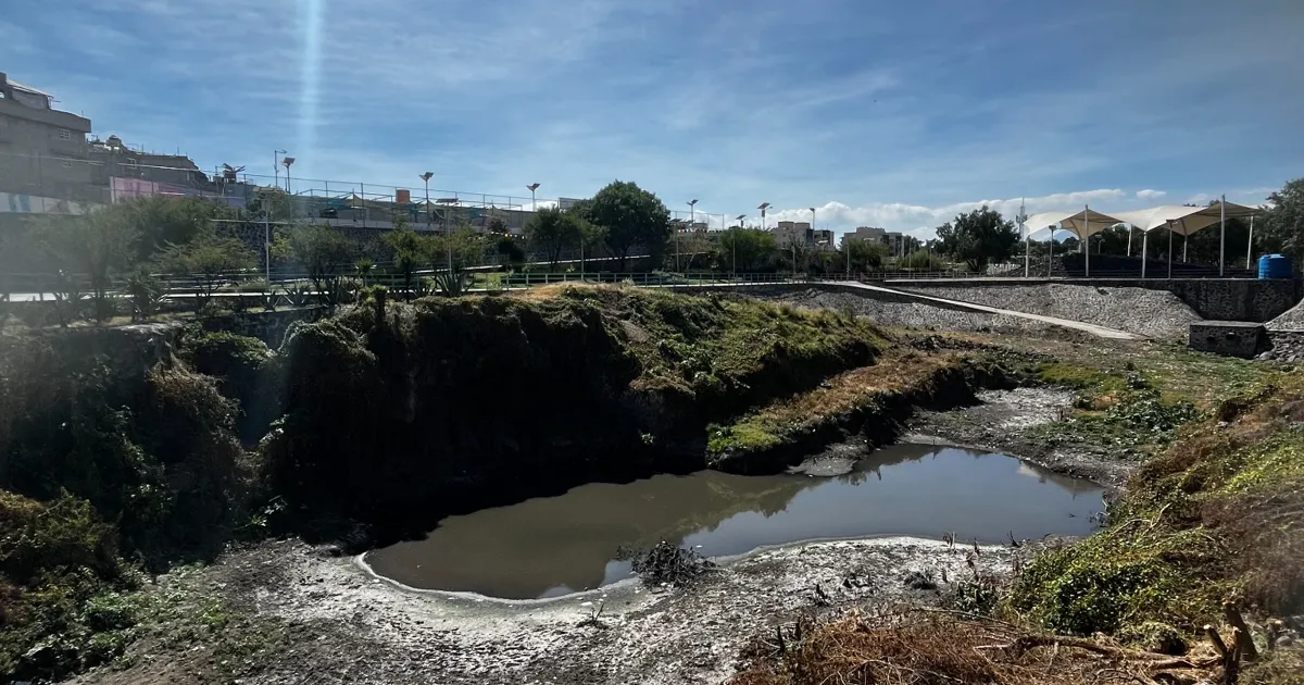 Vista del Parque Hídrico La Quebradora en Ciudad de México