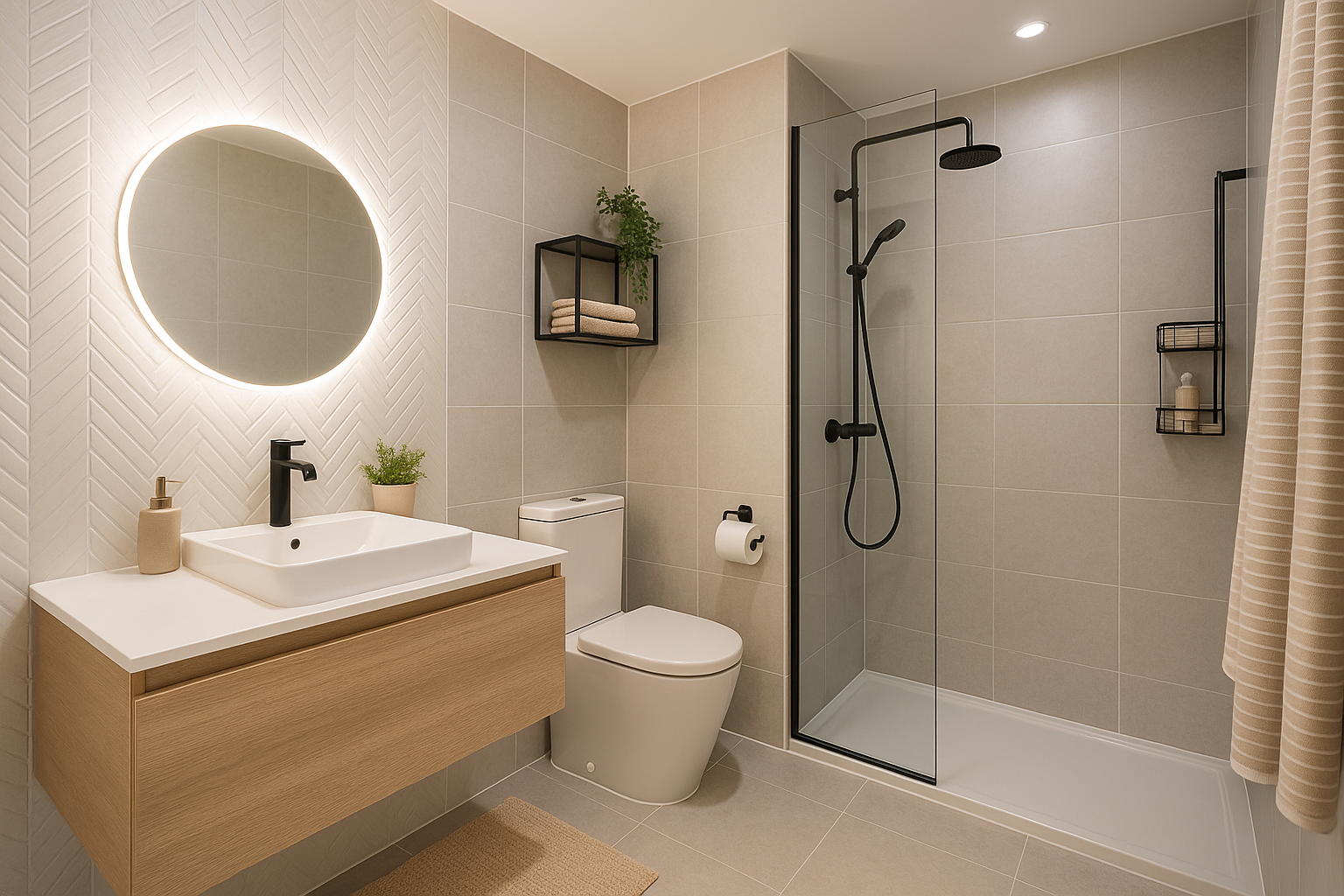 ideas para reformar un baño pequeño sin hacer obra
