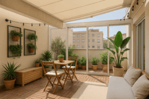 Reformar tu terraza sin obra con muebles y cerramientos