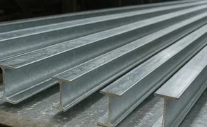 Vigas de acero estructural recién galvanizadas en caliente