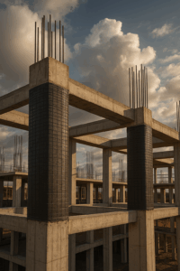 refuerzo estructural con fibra de basalto en columnas de hormigón para mejorar resistencia sísmica