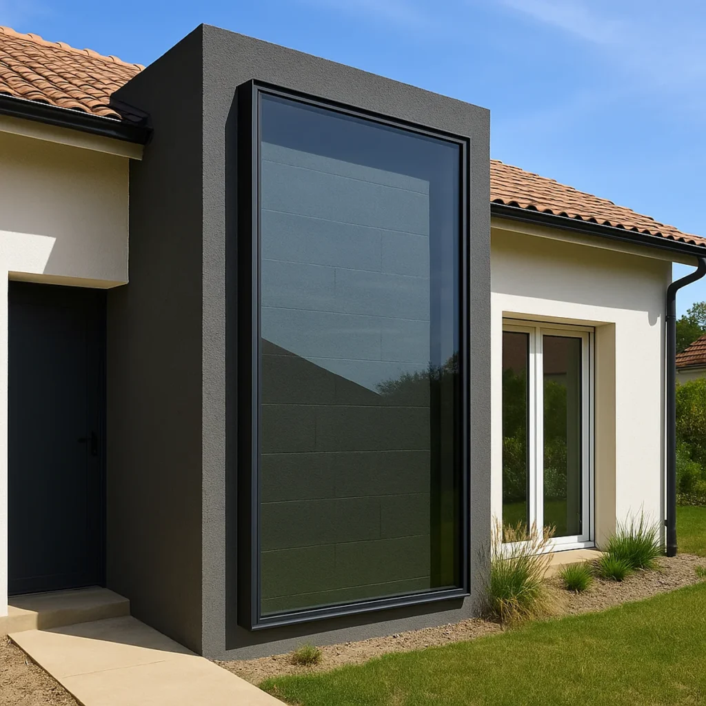 muro Trombe para calentar la casa gratis con energía solar