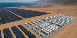 AES Andes Antofagasta energía renovable con almacenamiento en proyectos Pampas y Cristales