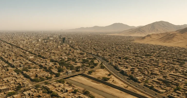 crisis hídrica Lima 2025 en ciudad desértica