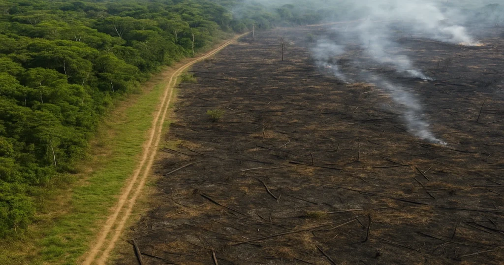 Deforestación en Colombia 2024-2025 con pérdida de bosques en la Amazonía