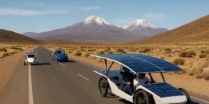 Prototipos universitarios participan en el Rally Solar 2025 impulsando la electromovilidad solar en Bolivia