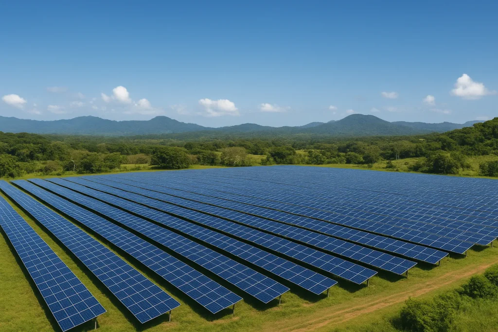 Energía solar en Centroamérica 2025–2026, expansión de 2.300 MW