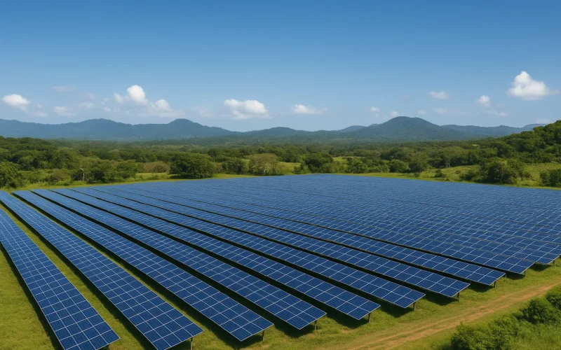 Energía solar en Centroamérica 2025–2026, expansión de 2.300 MW