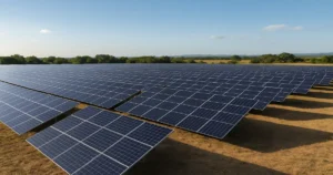 planta solar de 24 MW en Panamá vista aérea