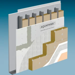 rehabilitación energética en España con sistemas SATE Aquapanel de Knauf