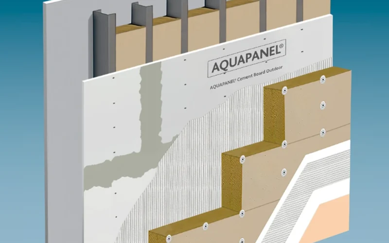 rehabilitación energética en España con sistemas SATE Aquapanel de Knauf