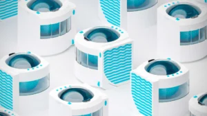 Prototipo de Lylo para reutilizar agua de la ducha en el lavado de ropa