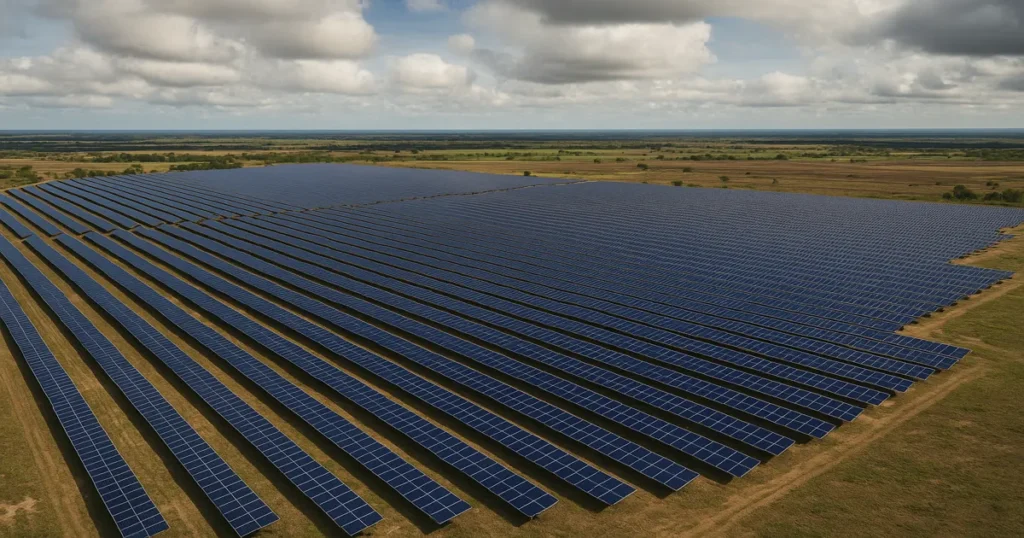 Parque solar en Colombia 2026 que impulsa la meta de 6 GW de energía renovable