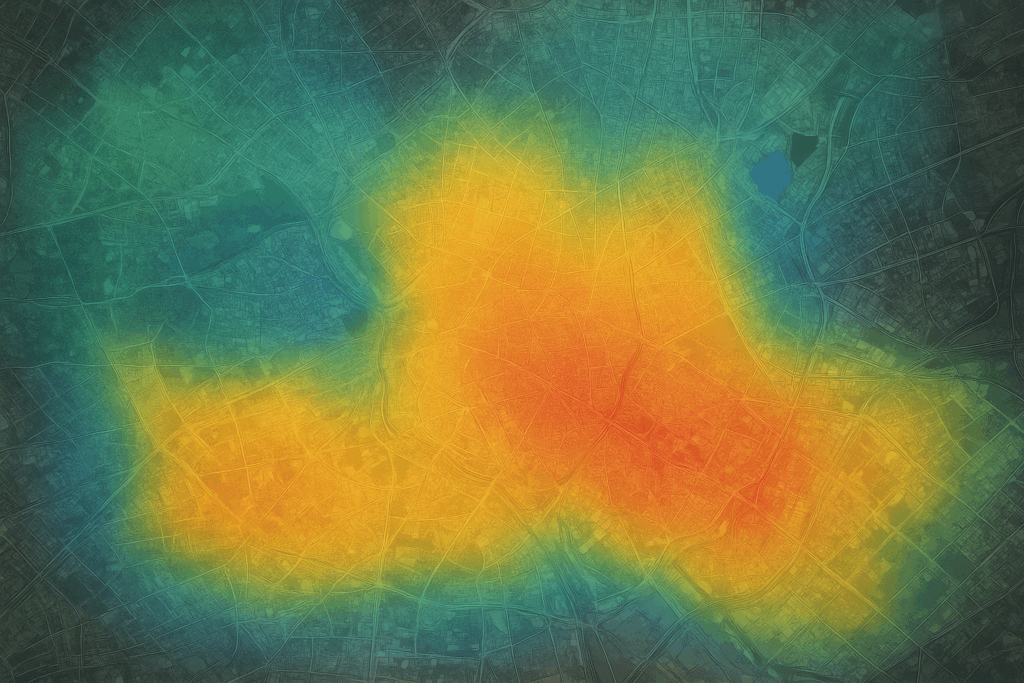 mapa de calor urbano con predicción de precios de vivienda mediante inteligencia artificial en 2026