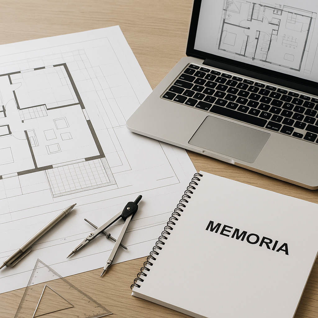 proyecto básico y ejecutivo de obra con planos y memoria técnica
