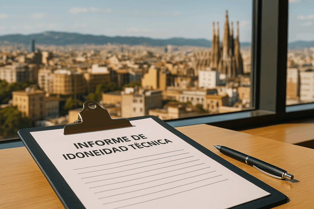 Informe de idoneidad técnica con vistas a Barcelona