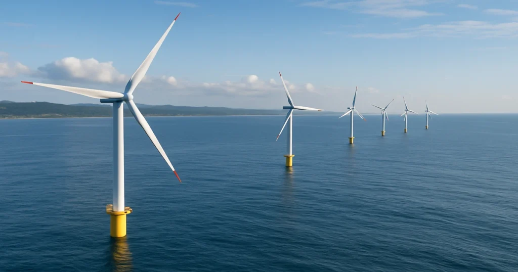 Ley eólica offshore Brasil en parques eólicos marinos frente a la costa