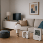 dispositivos inteligentes compatibles con Matter 2.0 en un hogar conectado