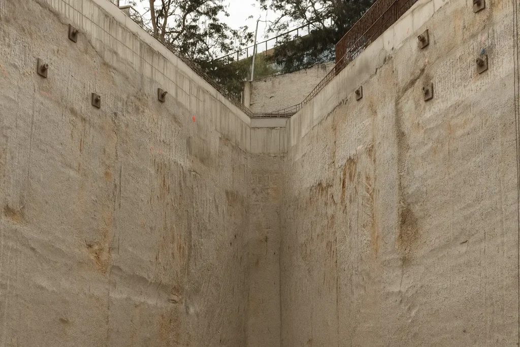 Excavación profunda con muros pantalla