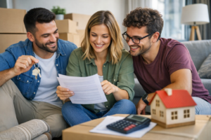 Comprar vivienda con amigos o familiares analizando la documentación y las claves de la compra compartida