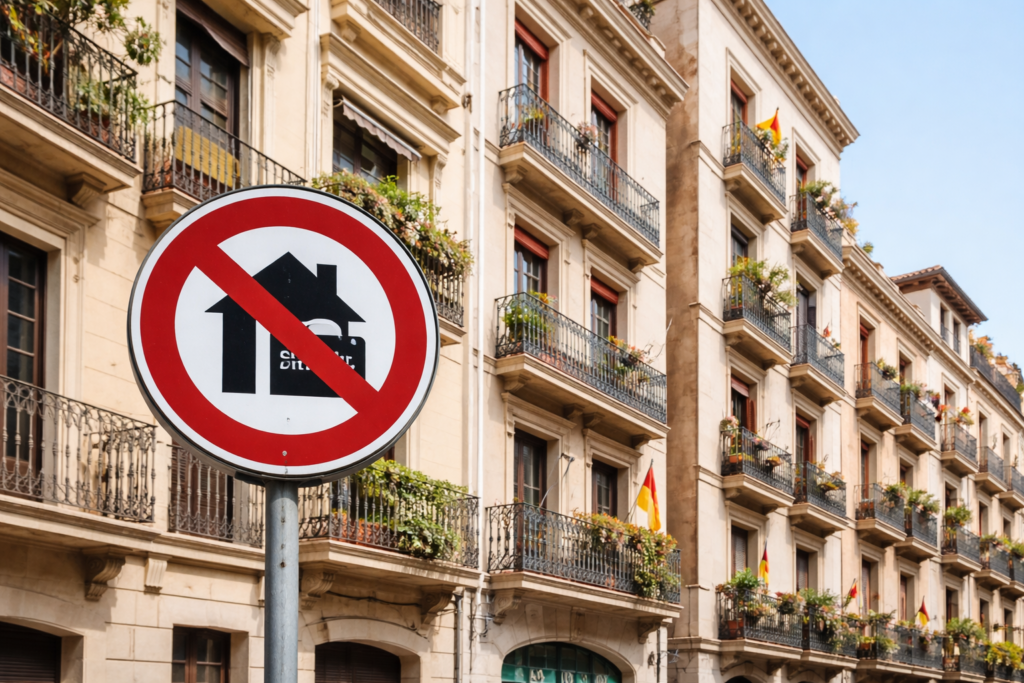 Comunidades de vecinos prohíben pisos turísticos en edificio residencial urbano