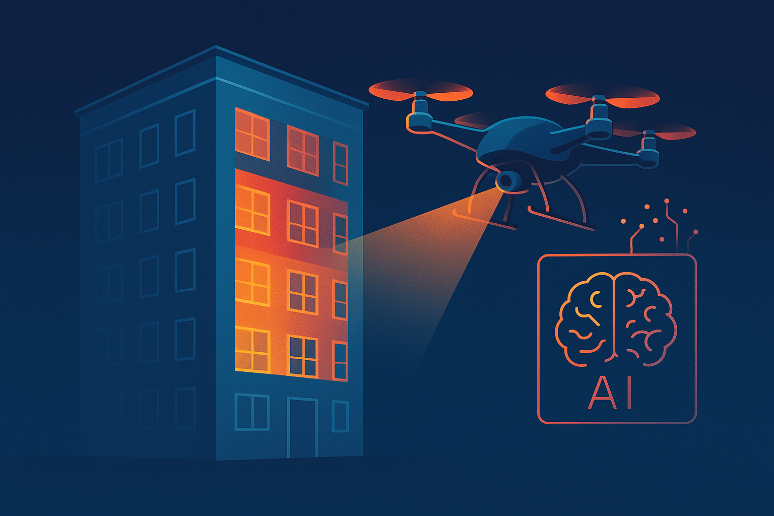 Drones e IA en eficiencia energética aplicados al análisis avanzado del comportamiento térmico de edificios