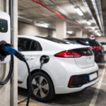 Instalación de un punto de carga en un garaje comunitario para coche eléctrico