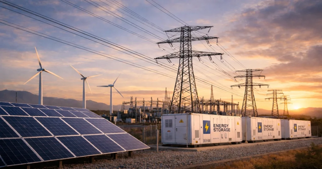 Nuevo ciclo renovable en Latinoamérica con baterías, energías renovables y congestión de la red eléctrica