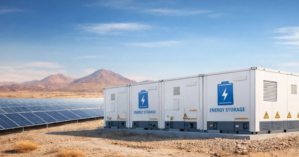 Proyectos solares con baterías en Chile integrados con sistemas de almacenamiento energético