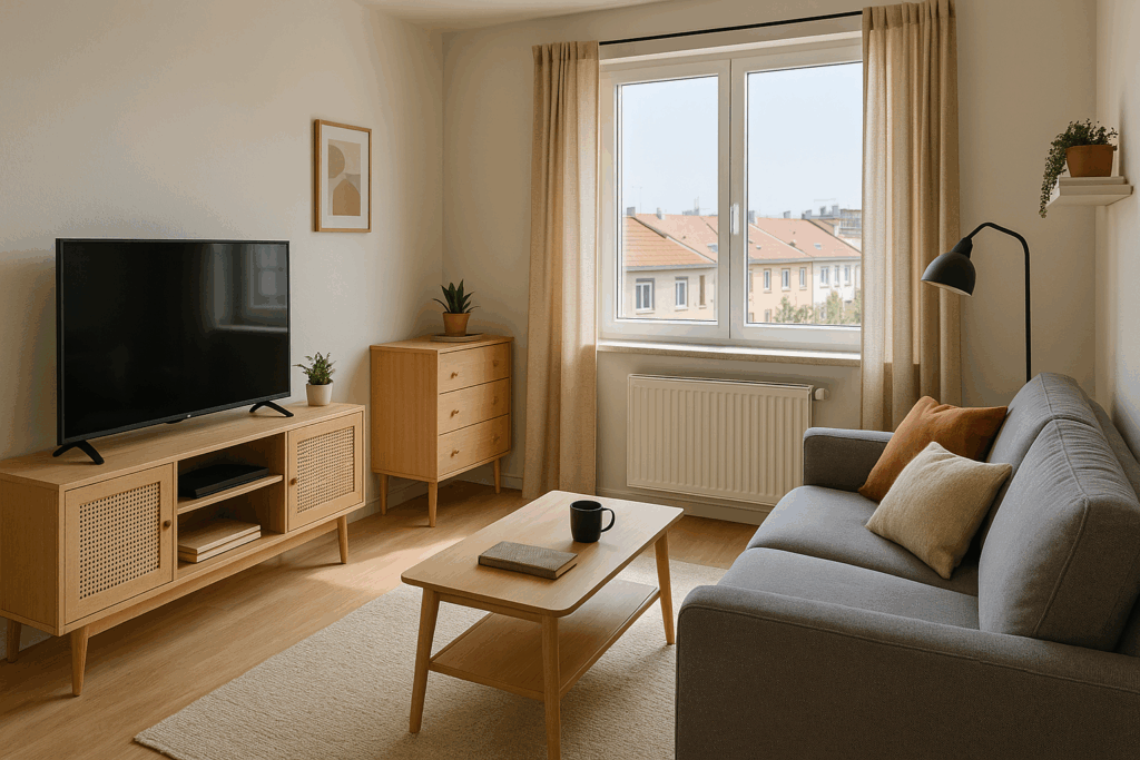 cuánto cuesta vivir solo en España en 2025 en un piso moderno y luminoso