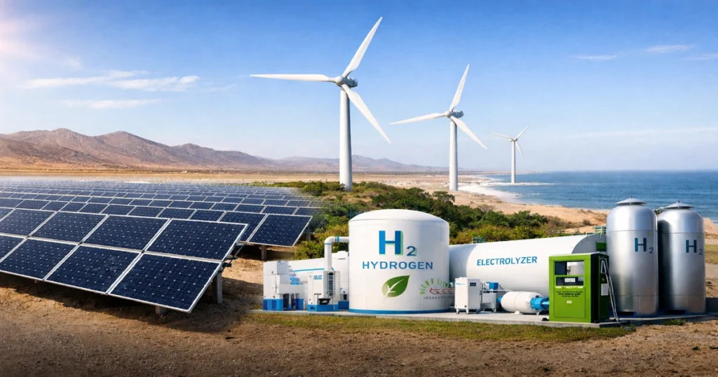 Proyectos de energías renovables en Perú con energía solar, eólica e hidrógeno verde