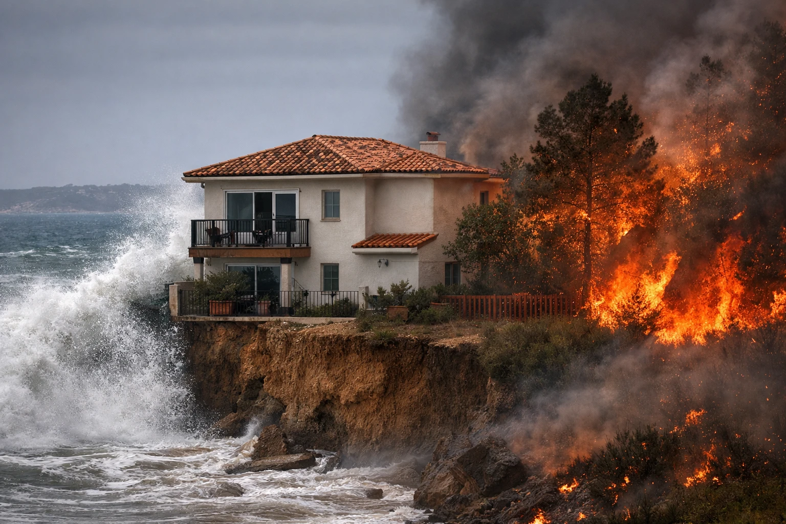Vivienda expuesta a riesgos climáticos extremos que dificultan su asegurabilidad